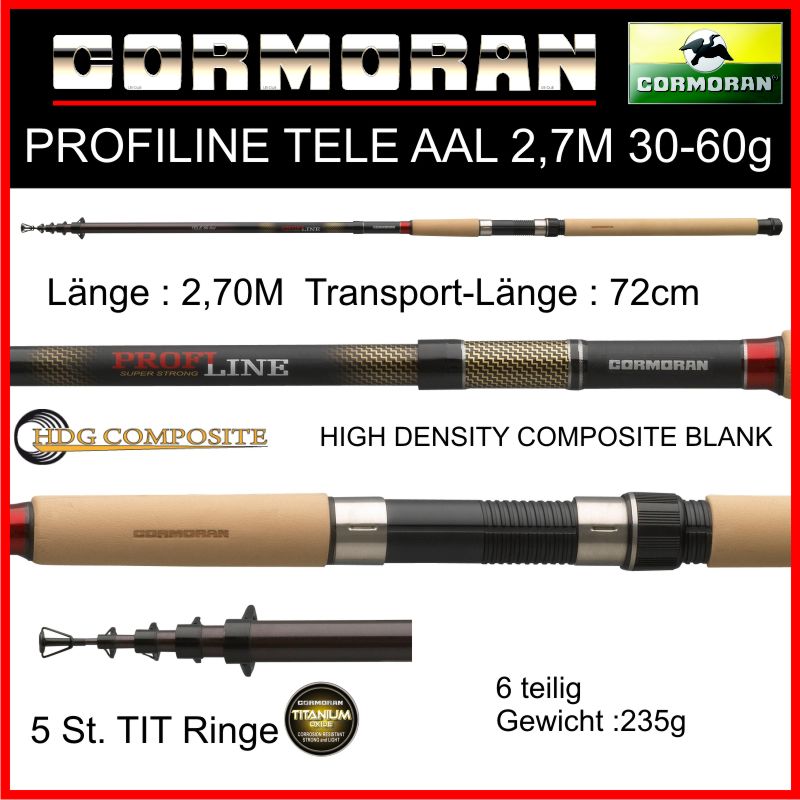 CORMORAN-PROFILINE-TELE-SPIN-SPINN-RUTE-N-SERIE-SPINN-RUTE-NACH-WAHL