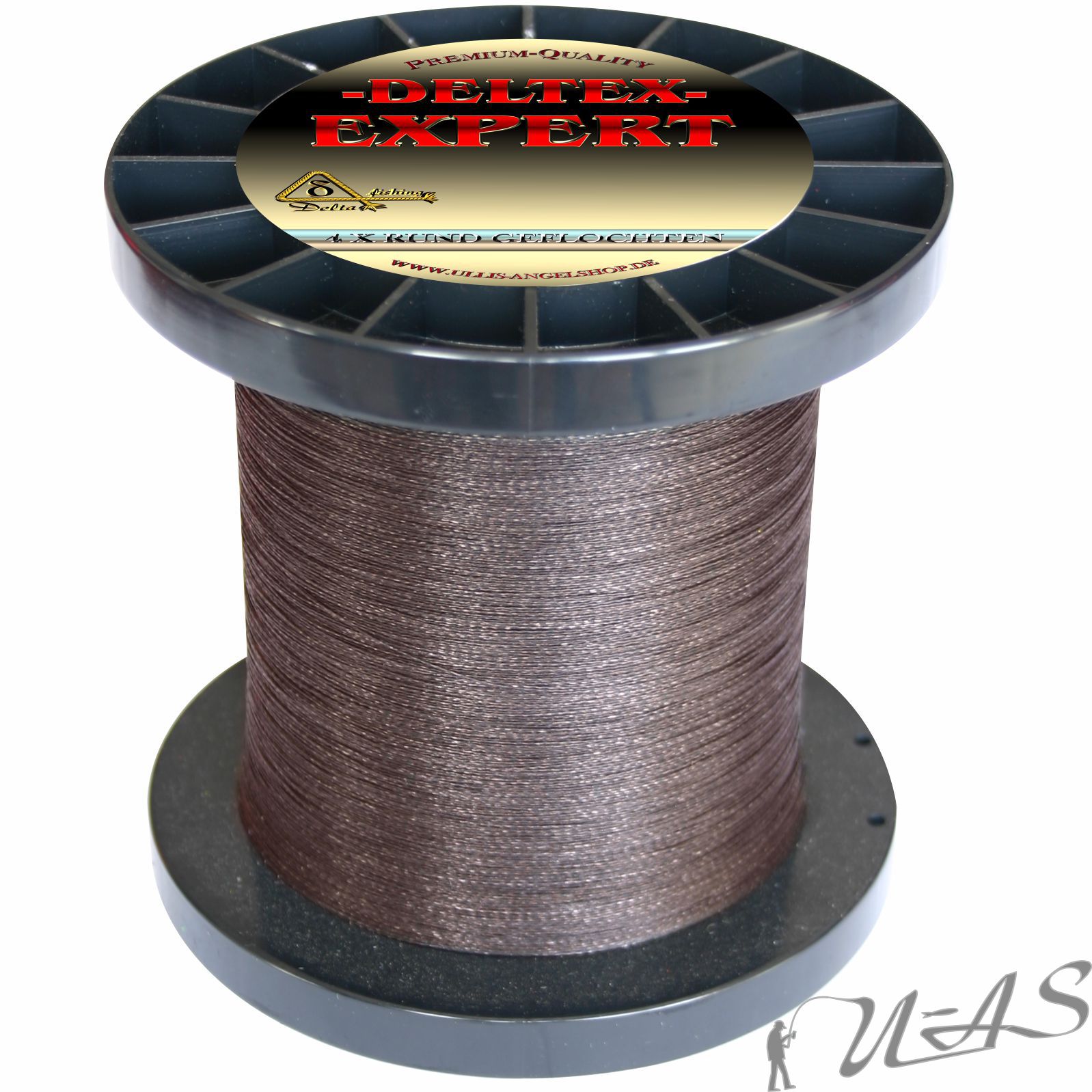 Delta-Fishing Deltex Expert Dyneema Geflochtene Angelschnur  0,18 Mm, 1000  M, Hochgrn, Salzwasser Angelrolle Mit Geflochtener Schnur