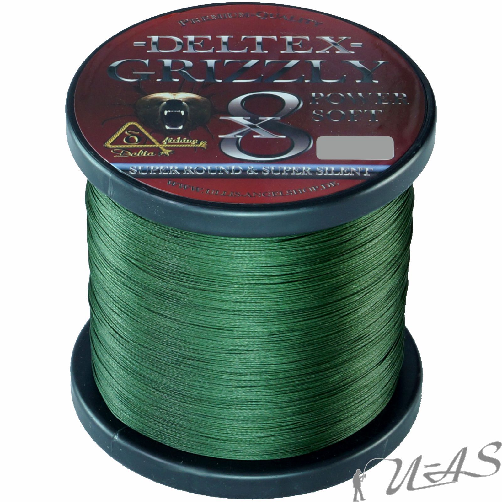 DELTEX Titan Ultra Gelb 0.18mm 11,80kg 300M 4 fach Rund Geflochtene Angelschnur 
