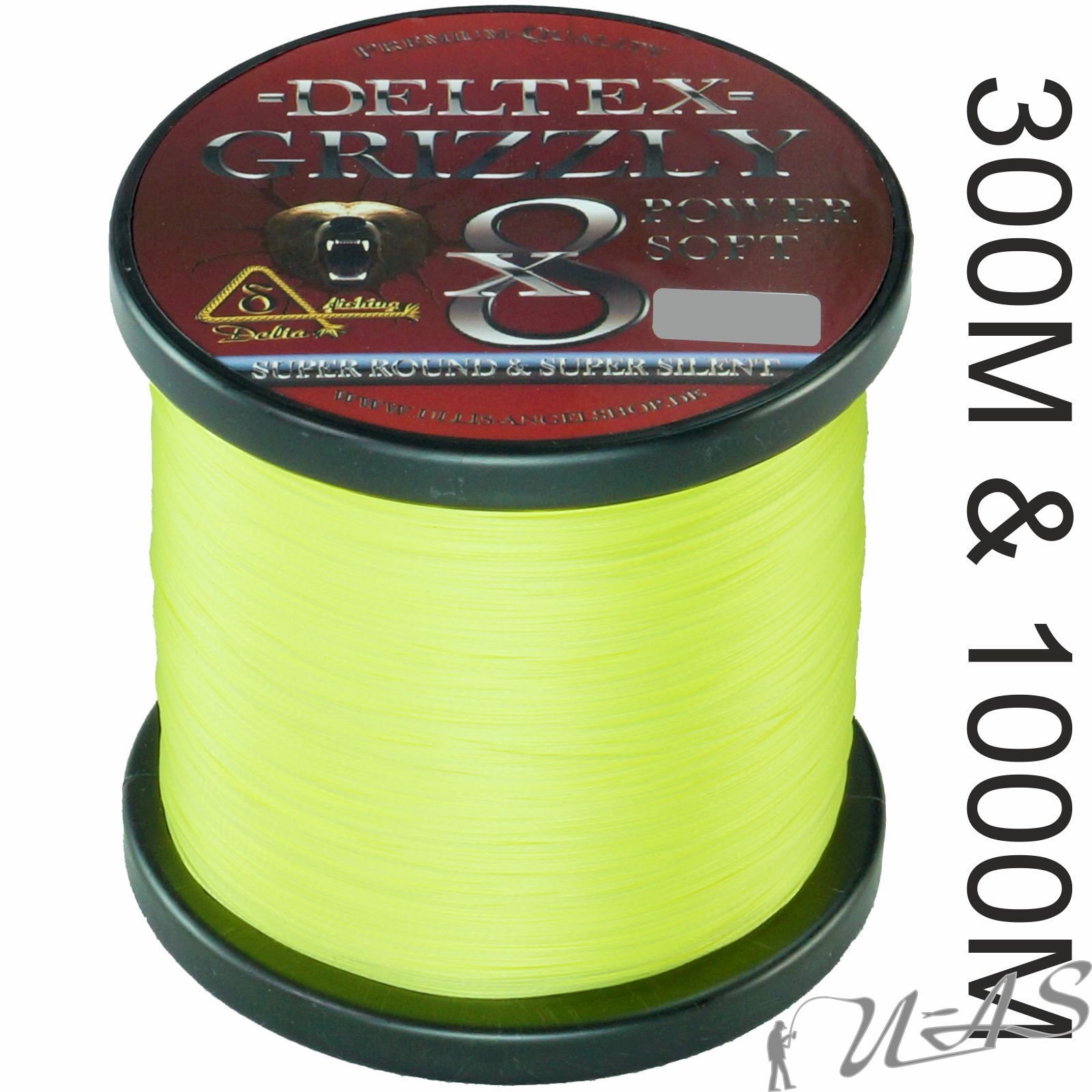 DELTEX GRIZZLY Rot 0.14mm 18,10kg 1000M PE JAPAN 8 fach Geflochtene Angelschnur