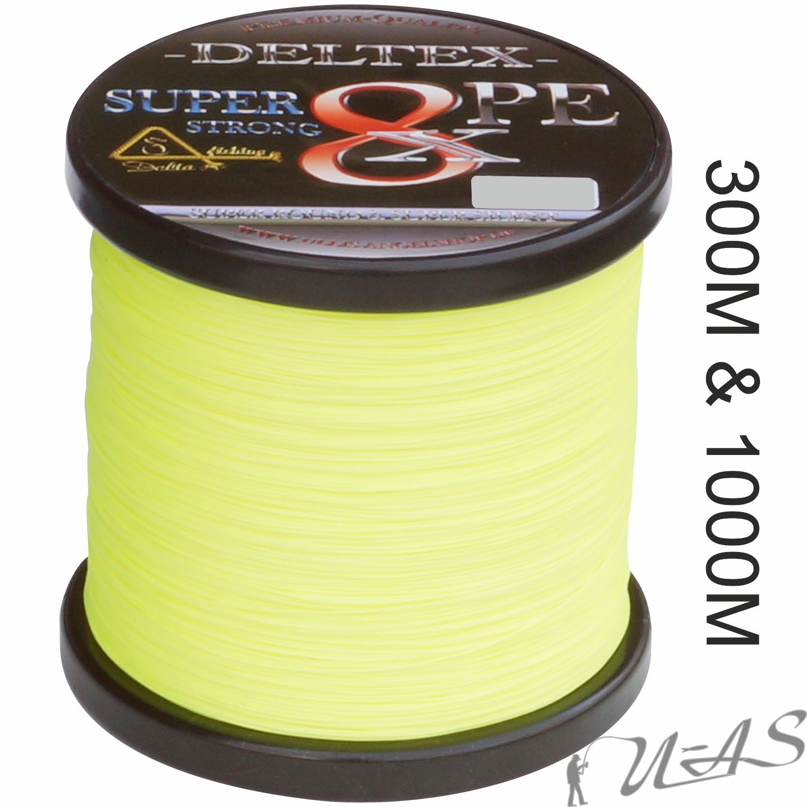 Deltex Ultra Soft Rot 1000M 8 Fach Rund Geflochtene Angelschnur 100/% Pe Sha