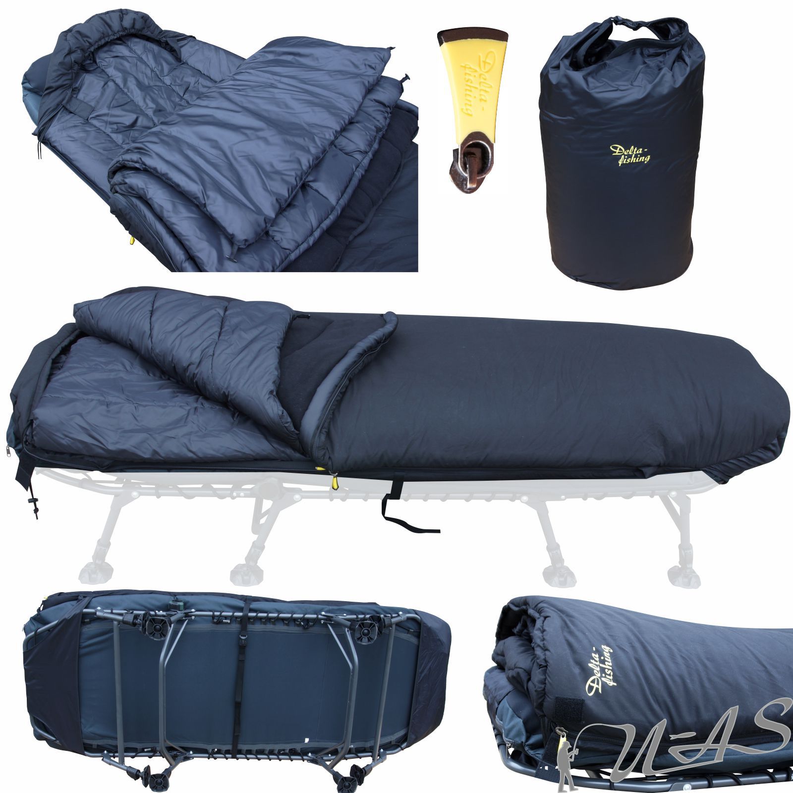 Delta Fishing 6 & 8 Bein Aluminium Karpfenliege Angelstuhl Transport Tasche Kva Delta Fishing 6 & 8 Bein Aluminium Karpfenliege Angelstuhl Transport Tasche Kva