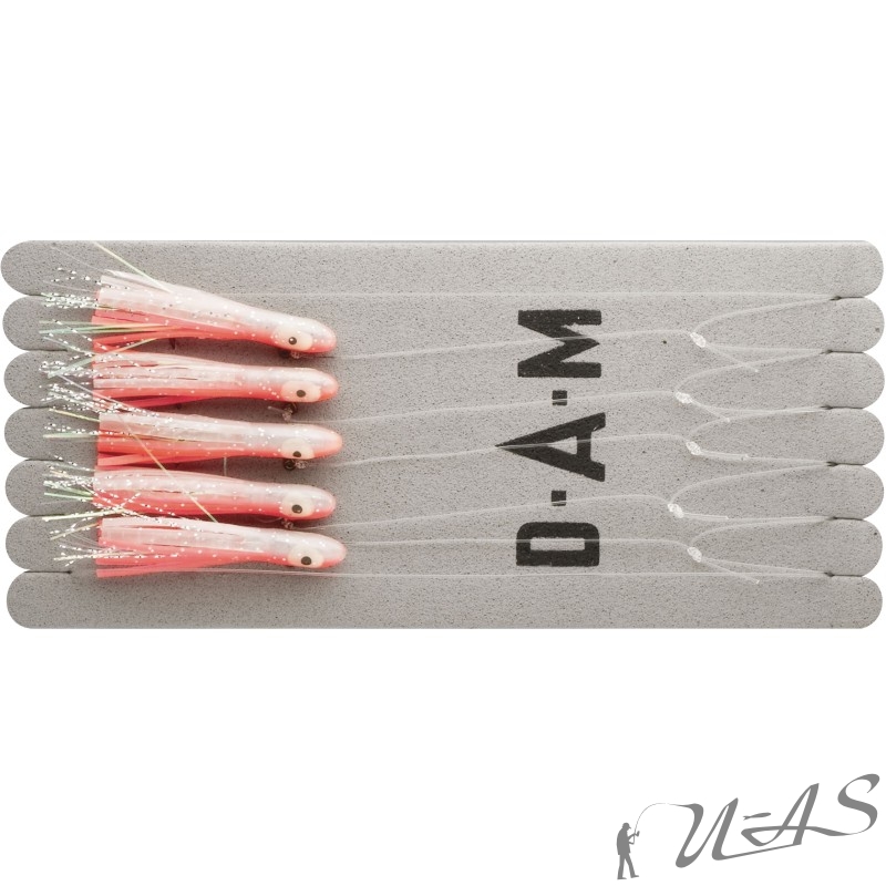 DAM Forellen Barsch Paternoster Barsch Vorfach Makrelenvorfach Silber G Gr.8 Sha