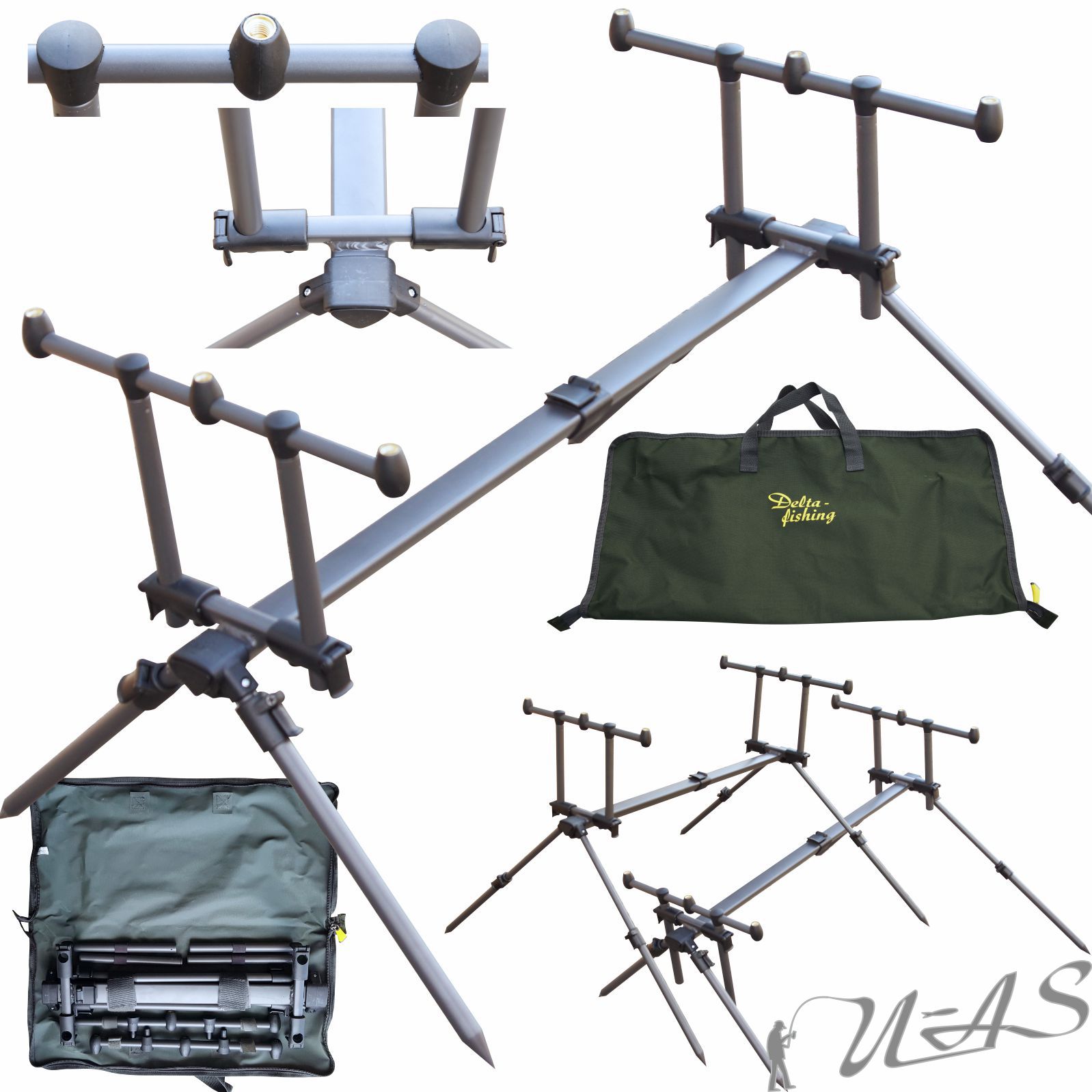 2-er Set JRC Chunky Stainless 3 Rod Heavy Buzzer Bar 30 /& 38 CM Edelstahl Ava